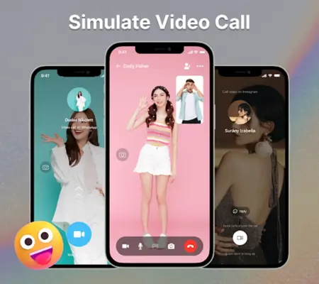 Prank Video Call Simulate SMS android App screenshot 0