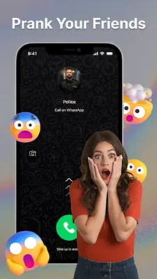 Prank Video Call Simulate SMS android App screenshot 1